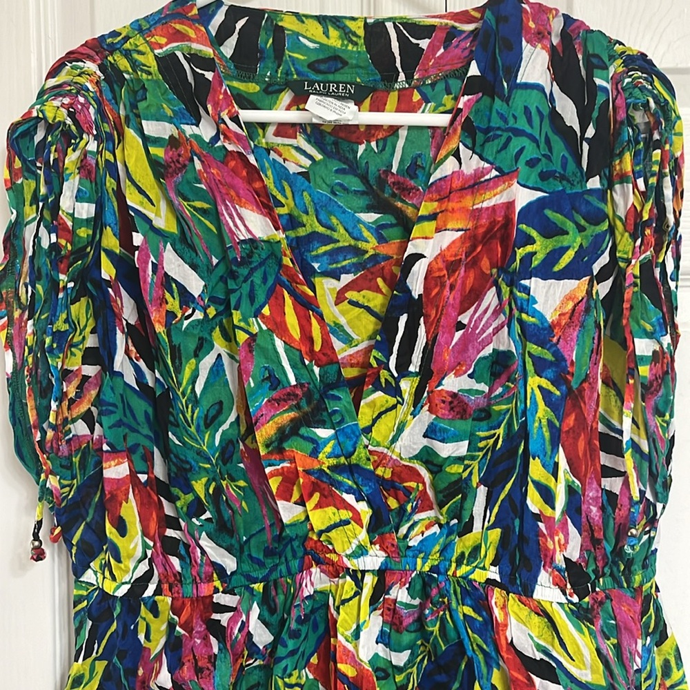 Ralph Lauren cotton swim cover up size 1X